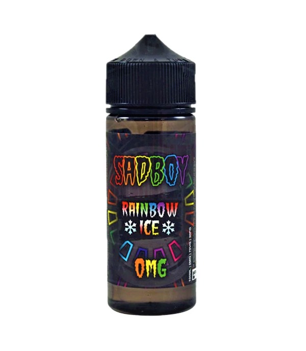 RAINBOW ICE BY SADBOY E-LIQUID 100ML SHORTFILL 75VG VAPE 0MG JUICE