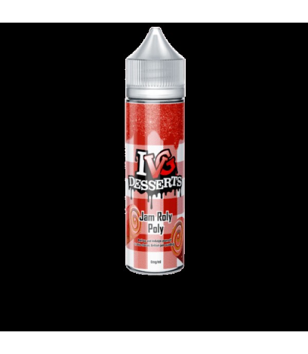 JAM ROLY POLY ELIQUID BY IVG I LOVE VG DESSERTS 50ML SHORTFILL E LIQUID 70VG VAPE