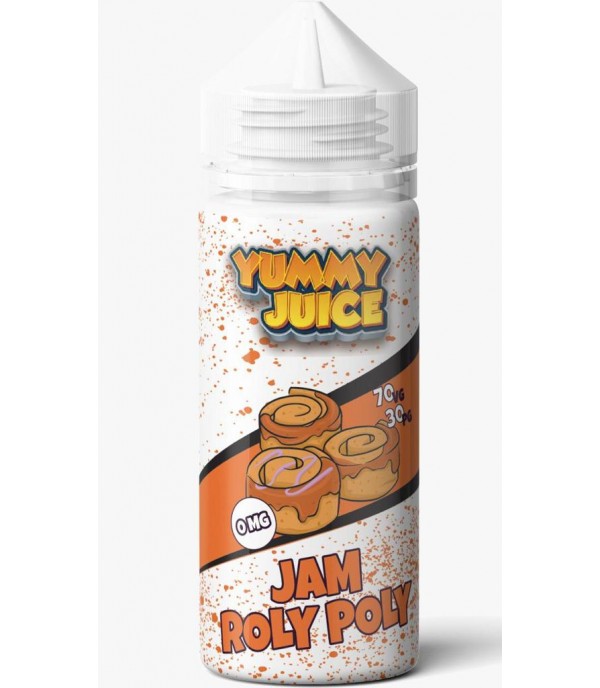 Jam Roly Poly by Yummy Juice 100ML E Liquid 70VG Vape 0MG Juice