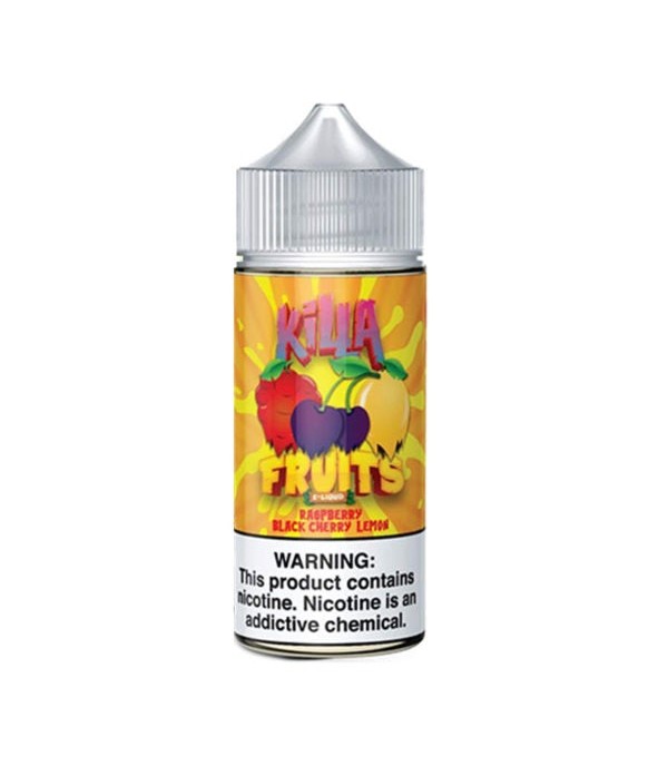 Raspberry Black Cherry Lemon by Killa Fruits 100ml E-Liquid Juice 70VG Vape