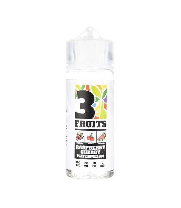 Raspberry Cherry Watermelon By 3 Fruits 100ML E Liquid 70VG Vape 0MG Juice