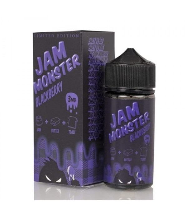 JAM MONSTER – BLACKBERRY 100ML SHORTFILL E LIQUID 75VG VAPE