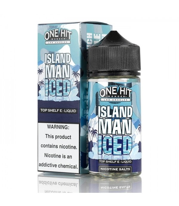 ISLAND MAN ICED – ONE HIT WONDER 100ML SHORTFILL E LIQUID 80VG VAPE