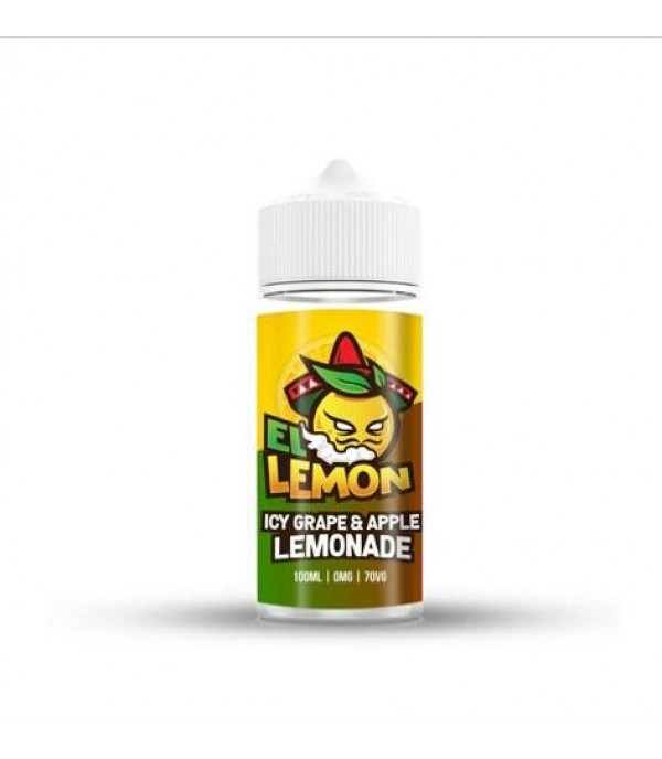 Icy Grape & Apple Lemonade By El Lemon 100ML E Liquid 70VG/30PG Vape 0MG Juice