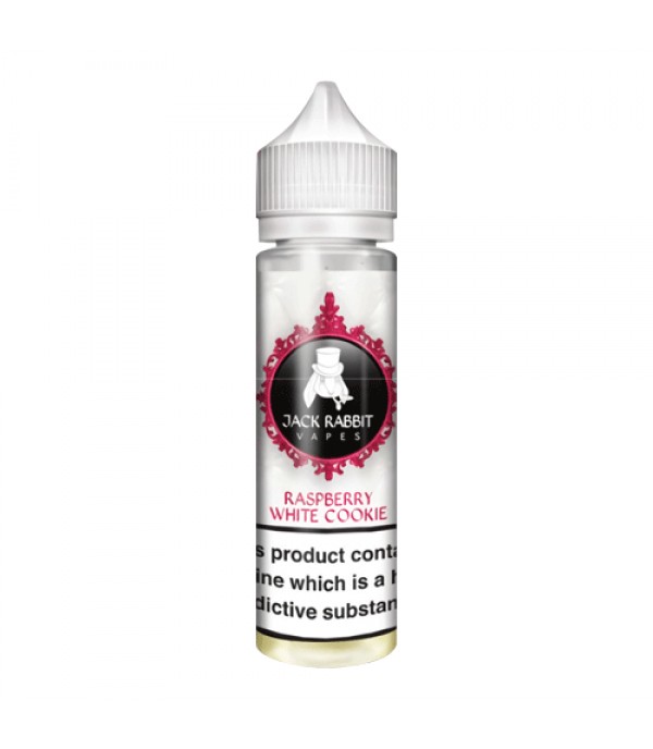 Raspberry White Cookie By Jack Rabbit Vapes 50ML E Liquid 70VG Vape 0MG Juice