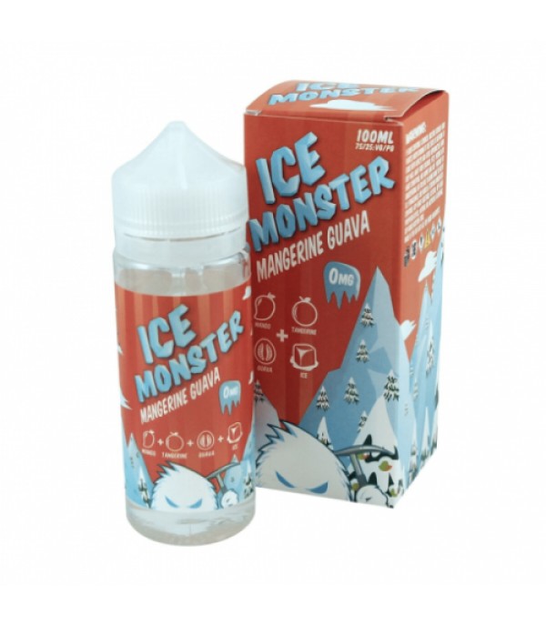 ICE MONSTER – MANGERINE GUAVA 100ML SHORTFILL E LIQUID 75VG VAPE