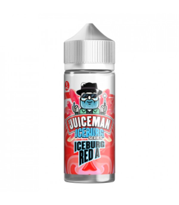 Red A By The Juiceman Iceburg 100ML E Liquid 50VG Vape 0MG Juice