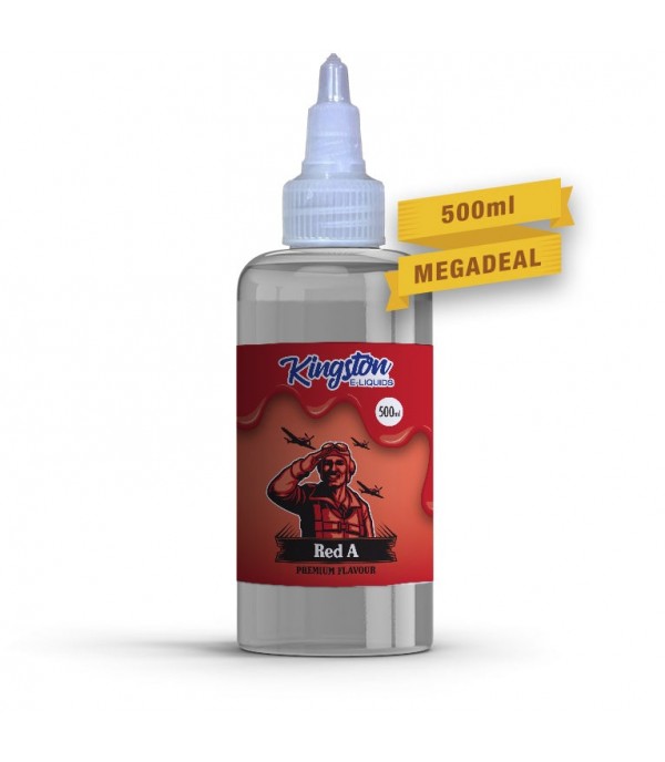 Red A by Kingston 500ML E Liquid 70VG Vape 0MG Juice