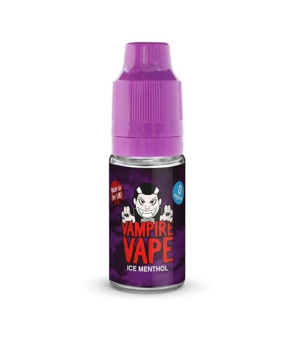 Ice Menthol By Vampire Vape 10ML E Liquid. All Strengths Of Nicotine Juice