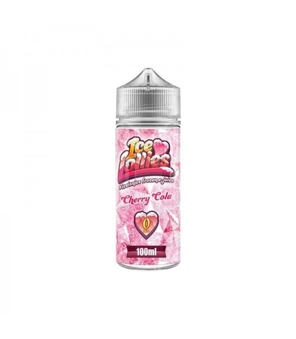 ICE LOLLIES CHERRY COLA – E LIQUID 100ML SHORTFILL 70VG VAPE 0MG JUICE