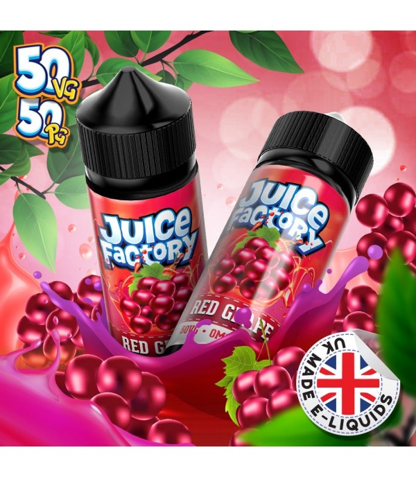 Red Grape by Juice Factory. 100ML E-liquid, 0MG vape, 50VG/50PG juice