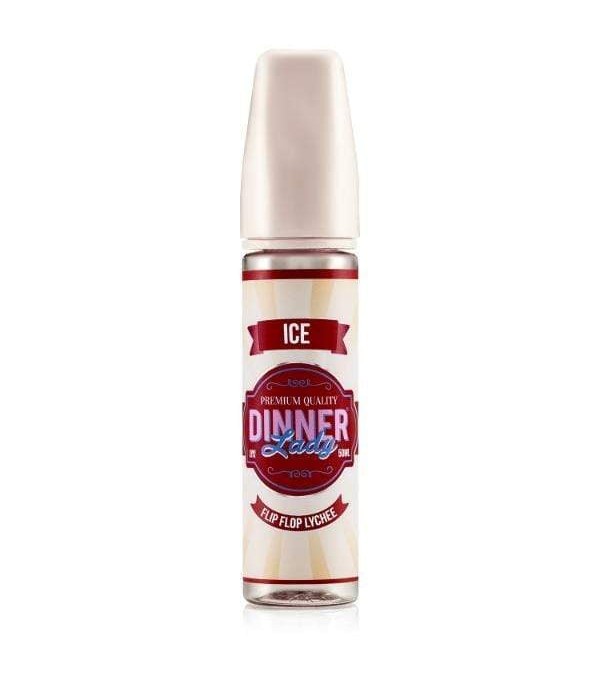 Ice - Flip Flop Lychee by Dinner Lady E-liquid 70VG Shortfill Vape