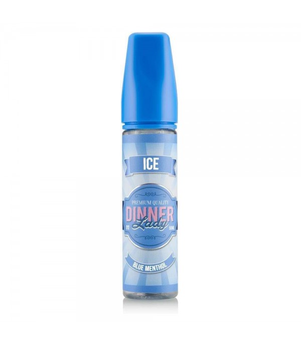 Ice - Blue Menthol by Dinner Lady E-liquid 70VG Shortfill Vape