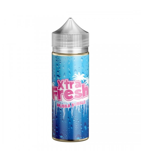 Hubba Bubble XTRA Fresh. 100ML E-liquid, 0MG vape, 70VG/30PG juice