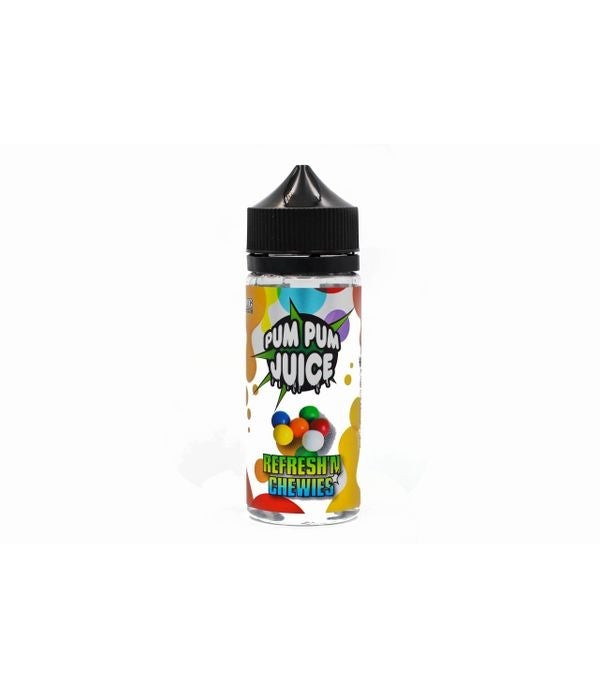 Refresh'n Chewies by Pum Pum Juice. 0MG 100ML E-liquid. 70VG/30PG Vape Juice