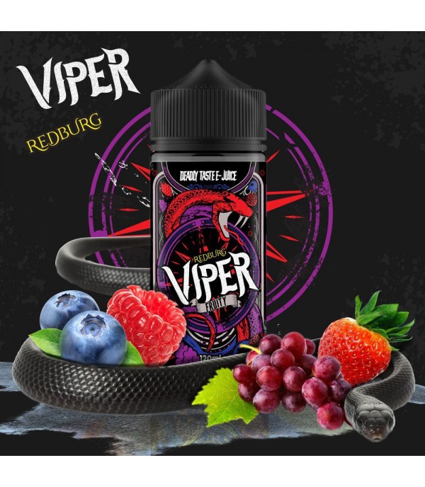 Redburg By Viper 100ML E Liquid 70VG Vape 0MG Juice