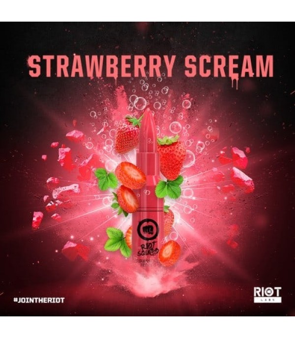 RIOT SQUAD – STRAWBERRY SCREAM 50ML SHORTFILL E LIQUID 70VG VAPE