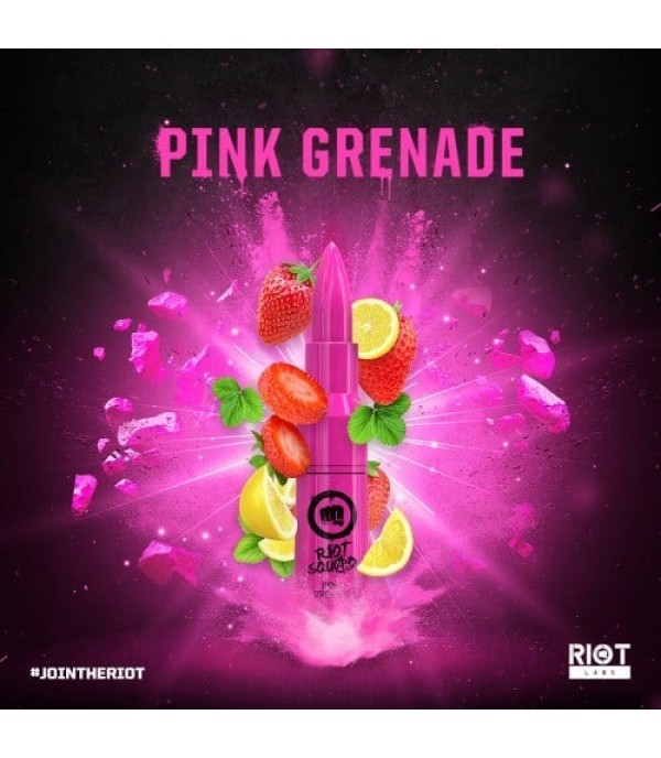 RIOT SQUAD – PINK GRENADE 50ML SHORTFILL E LIQUID 70VG VAPE