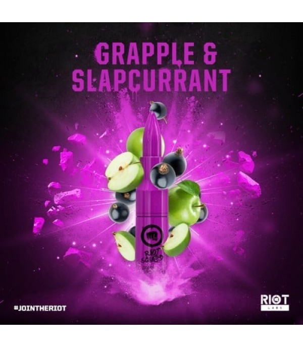 RIOT SQUAD – GRAPPLE & SLAPCURRANT 50ML SHORTFILL E LIQUID 70VG VAPE