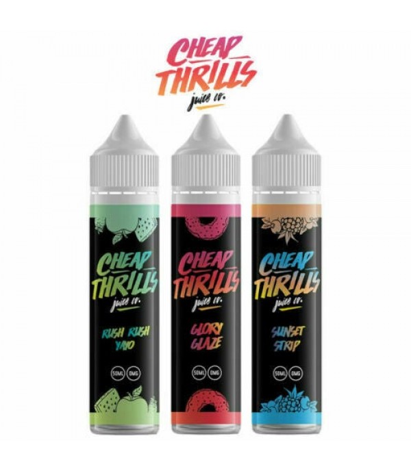 Rush rush ice by Cheap Thrills 50ml E Liquid Juice 70vg Vape Shortfill