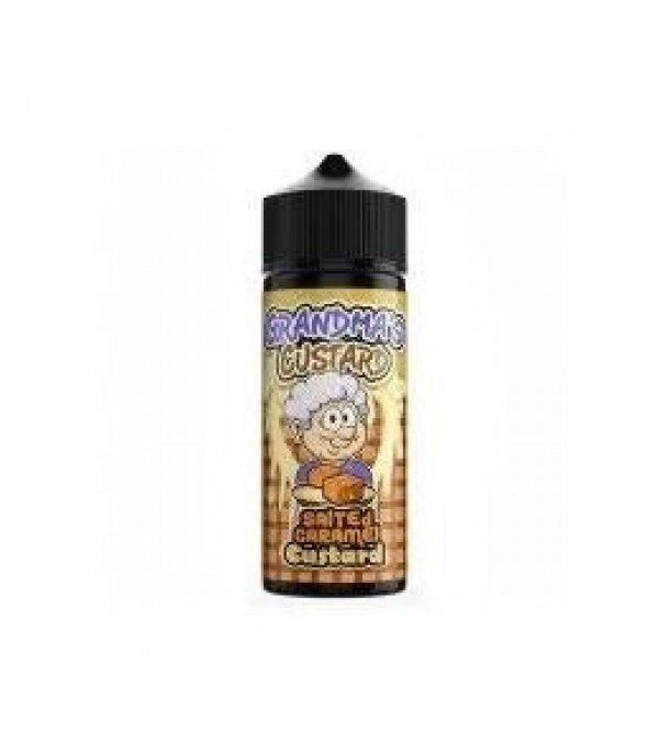 Salted Caramel Custard By Grannies Custard 100ML E Liquid 70VG Vape 0MG Juice