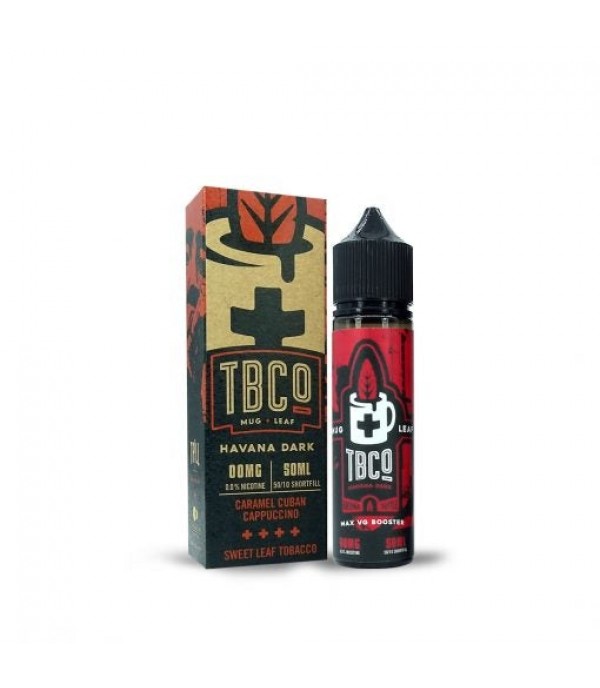 Havana Dark By TBCO Mug & Leaf 50ML E Liquid 70VG Vape 0MG Juice