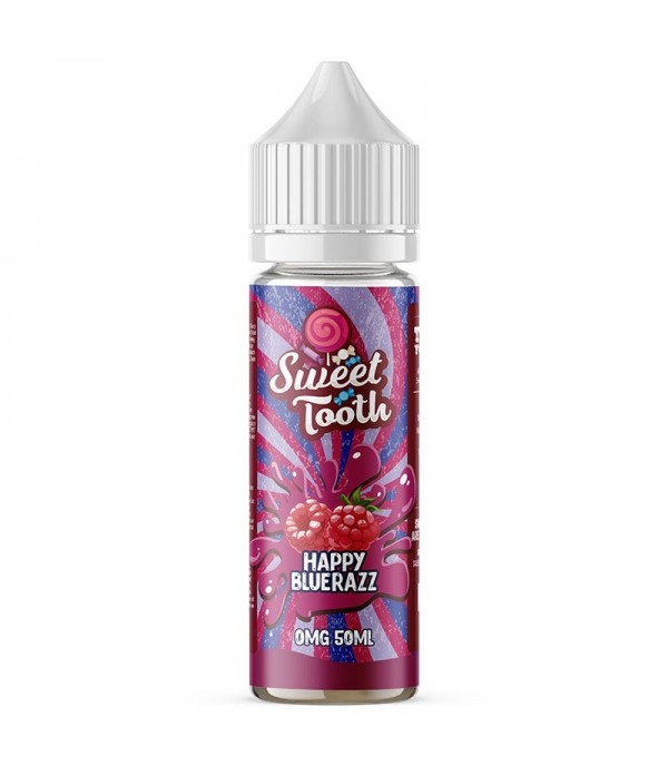 Happy Blue Razz by Sweet Tooth 50ML E Liquid, 70VG Vape, 0MG Juice