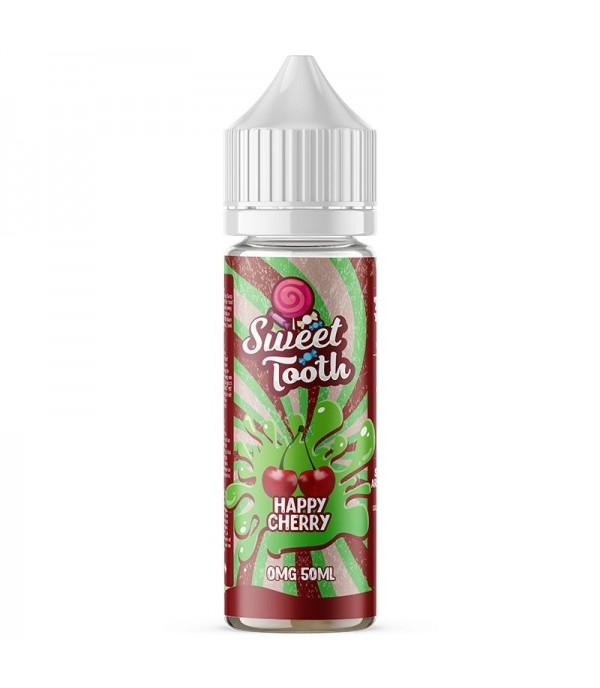 Happy Cherry by Sweet Tooth 50ML E Liquid, 70VG Vape, 0MG Juice