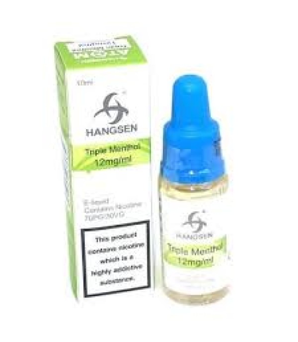 HANGSEN TRIPLE MENTHOL 10ML TPD E LIQUID JUICE 3MG/6MG/12MG/18MG MULTIBUY