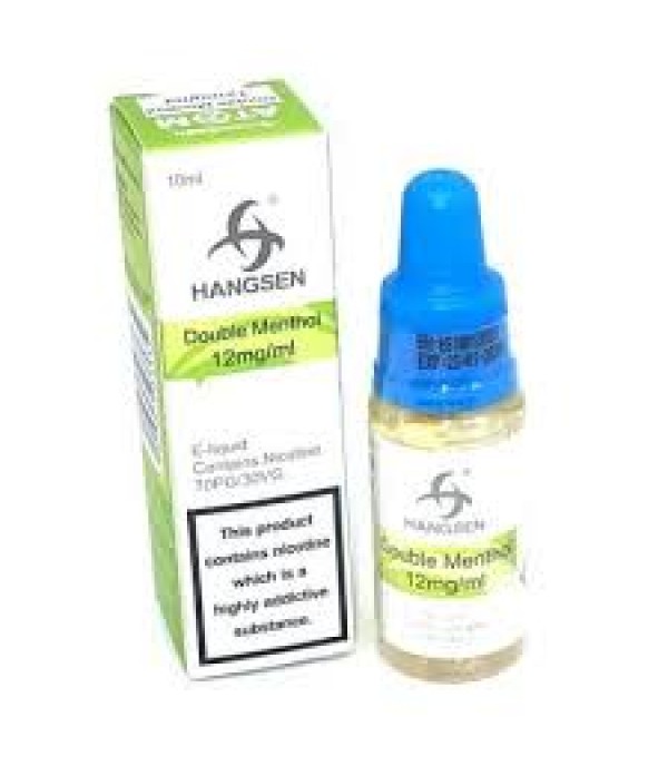 HANGSEN DOUBLE MENTHOL 10ML TPD E LIQUID JUICE 3MG/6MG/12MG/18MG MULTIBUY