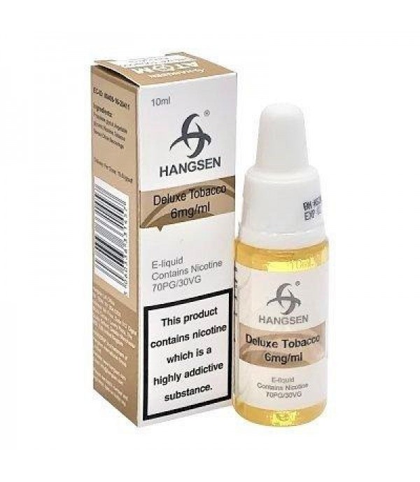 HANGSEN DELUXE TOBACCO 10ML TPD E LIQUID JUICE 3MG/6MG/12MG/18MG MULTIBUY