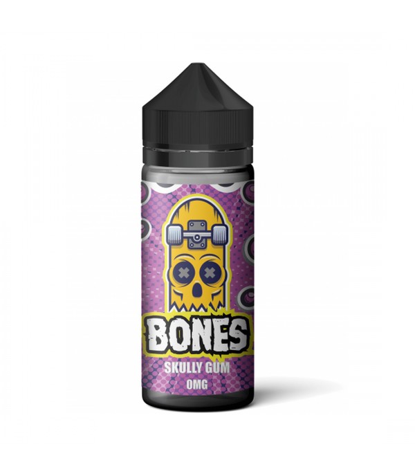 Skully Gum by Bones, 100ML E Liquid, 70VG Vape, 0MG Juice