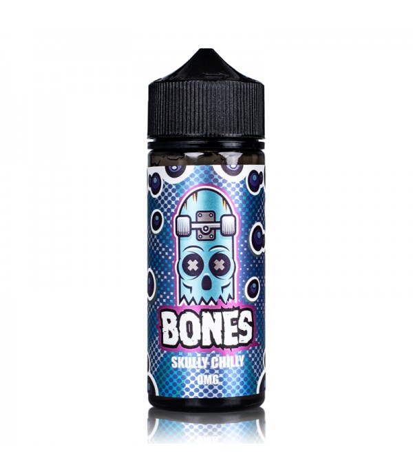 Skully Chilly by Bones, 100ML E Liquid, 70VG Vape, 0MG Juice