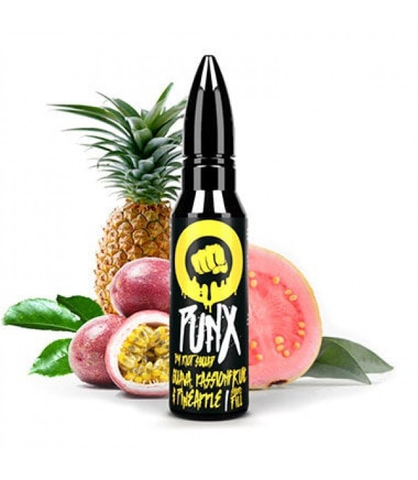 Guava Passionfruit Pineapple by Riot Squad Punx 50ML E Liquid 70VG Vape 0MG Juice