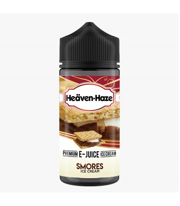 Smores Ice Cream By Heaven Haze 100ML E Liquid 70VG Vape 0MG Juice