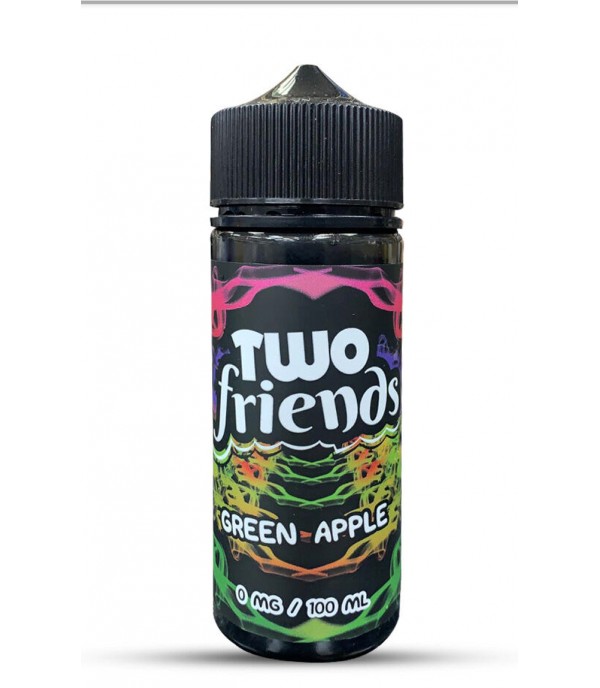 Green Apple By Two Friends 100ML E Liquid 70VG Vape 0MG Juice