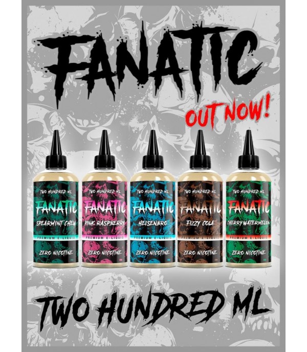 Spearmint Chew By Fanatic 200ML E Liquid 70VG Vape 0MG Juice