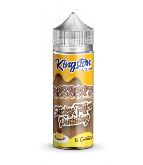 Sticky Toffee Pudding by Kingston 100ml New Bottle E Liquid 70VG Juice