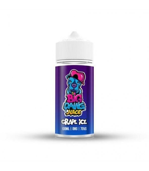 Grape Ice By Big Dawg Juice 100ML E Liquid 70VG Vape 0MG Juice