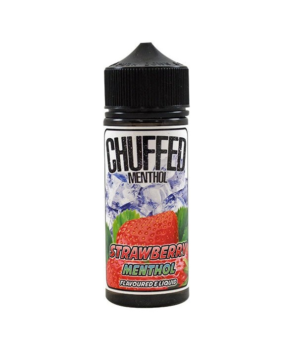 Strawberry - Menthol - Chuffed 100ML E Liquid 70VG Vape 0MG Juice