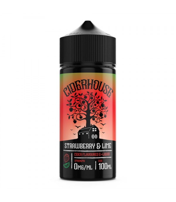 Strawberry & Lime - Ciderhouse, 100ML E Liquid, 70VG Vape, 0MG Juice, Shortfill