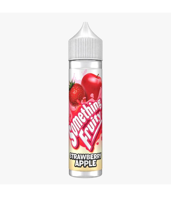 Strawberry Apple By Something Fruity 50ML E Liquid 0MG Vape 50VG Juice