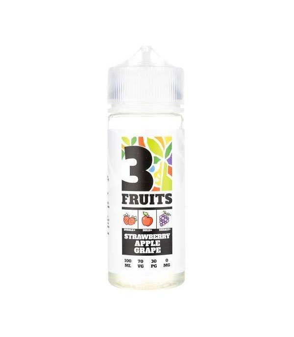 Strawberry Apple Grape By 3 Fruits 100ML E Liquid 70VG Vape 0MG Juice