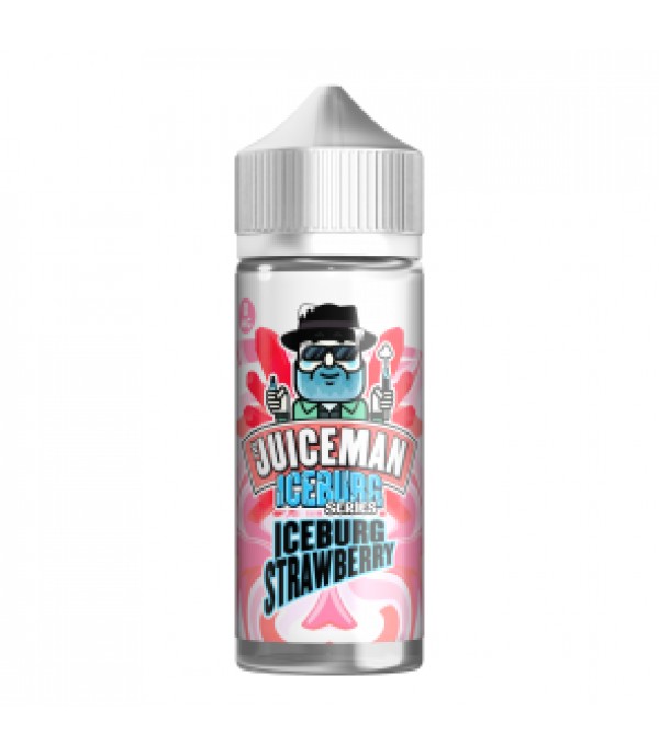 Strawberry By The Juiceman Iceburg 100ML E Liquid 50VG Vape 0MG Juice