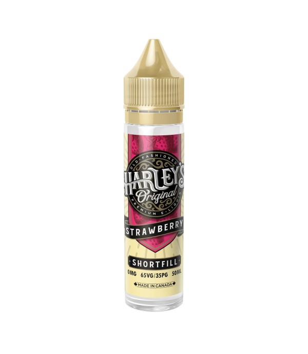 Strawberry By Harley's 50ML E Liquid 65VG Vape 0MG Juice Shortfill