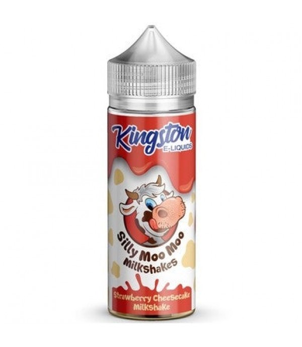 Strawberry Cheesecake Milkshake By Kingston 100ML E Liquid 70VG Vape 0MG Juice