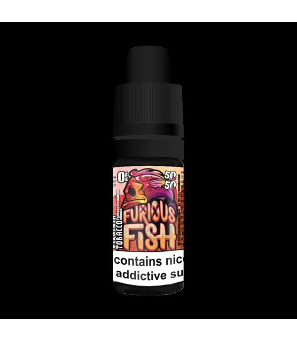 FURIOUS FISH 10ML VIRGINIA TOBACCO E LIQUID 50VG VAPE TPD COMPLIANT MULTIBUY