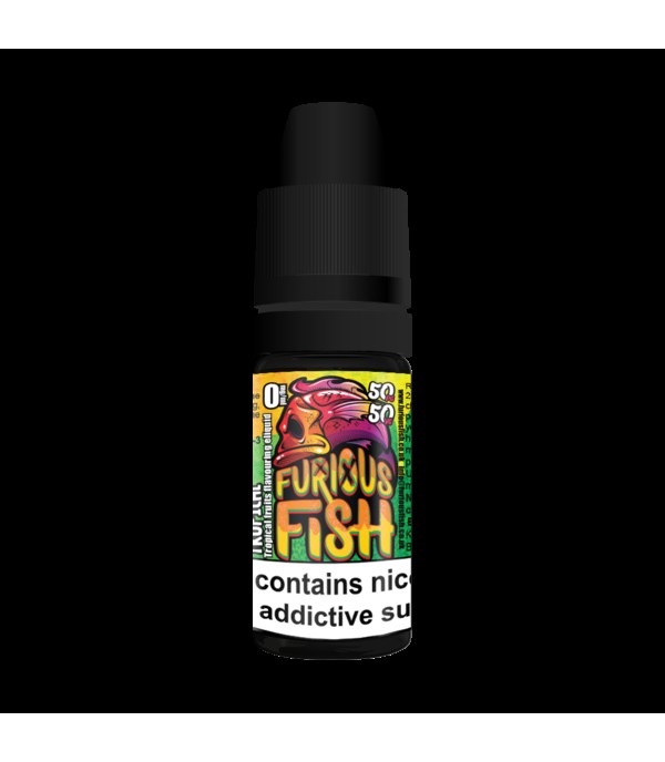 FURIOUS FISH 10ML TROPICAL E LIQUID 50VG VAPE TPD COMPLIANT MULTIBUY