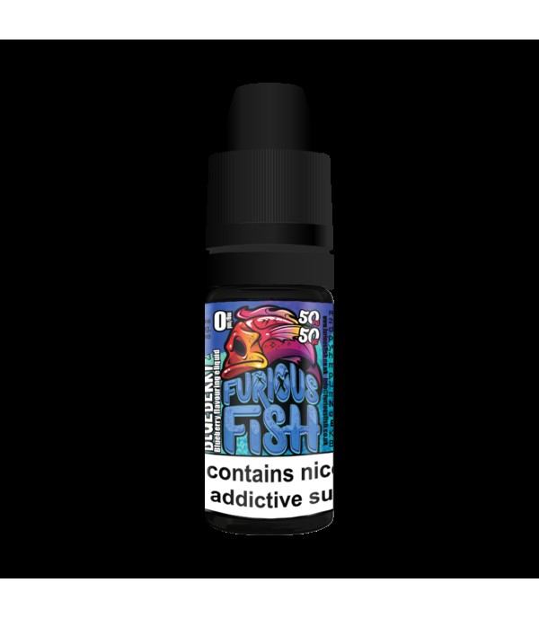 FURIOUS FISH 10ML BLUEBERRY E LIQUID 50VG VAPE TPD COMPLIANT MULTIBUY