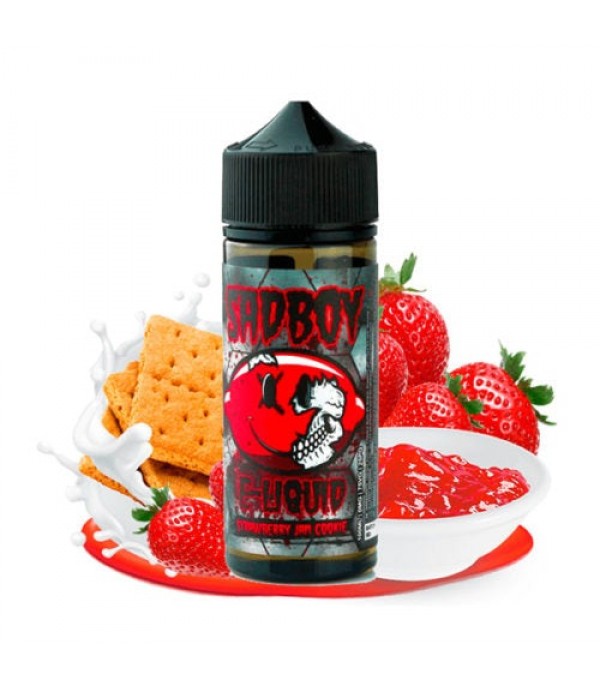 STRAWBERRY JAM COOKIE BY SADBOY E-LIQUID 100ML SHORTFILL 75VG VAPE